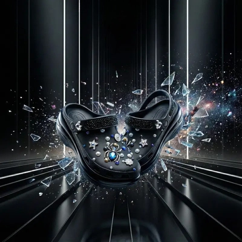 ShineWalks™ Mega Crystal Lift Clogs (8cm Platform)