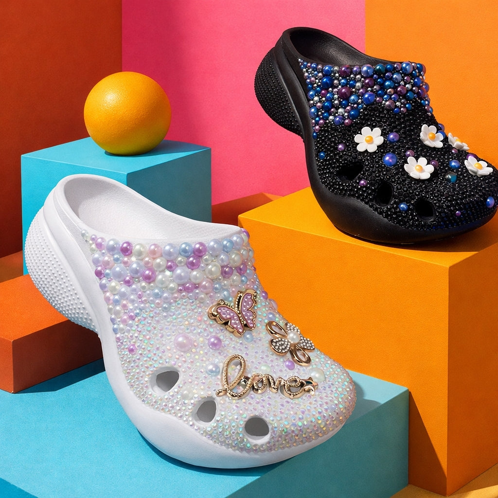 ShineWalks™ Pearl Muse Clogs