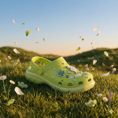 ShineWalks™ Mega Crystal Lift Clogs (8cm Platform)