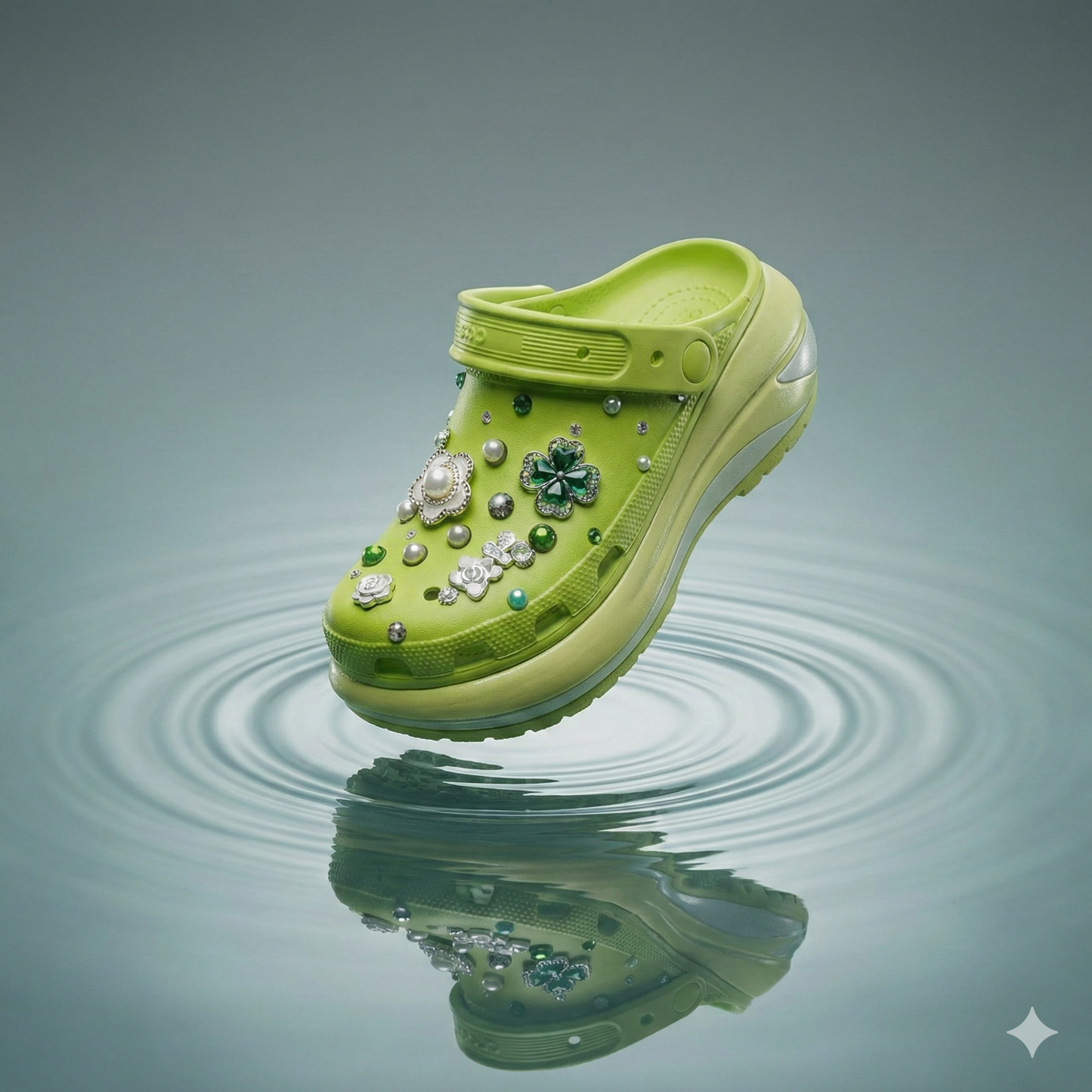 ShineWalks™ Mega Crystal Lift Clogs (8cm Platform)