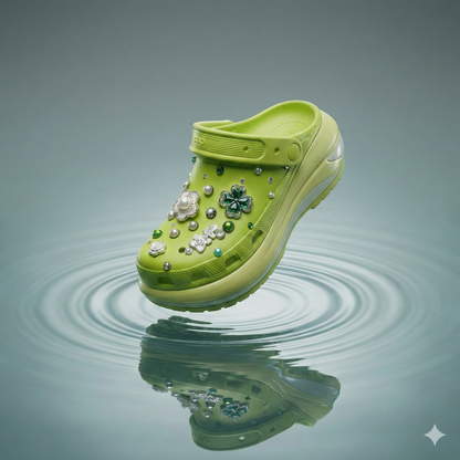 ShineWalks™ Mega Crystal Lift Clogs (8cm Platform)