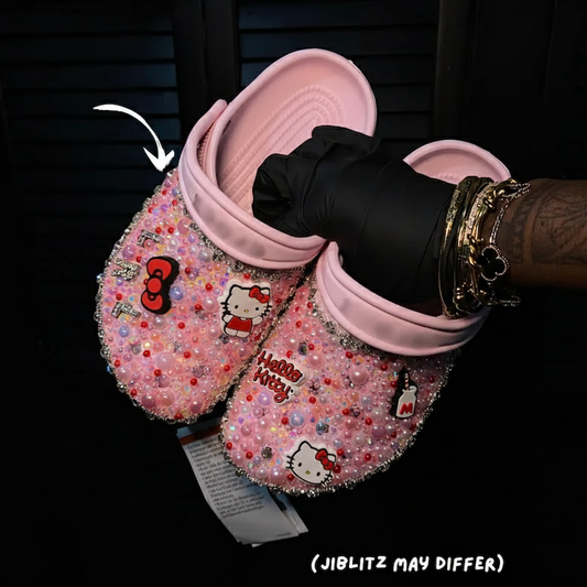 ShineWalks™ Kitty Sparkle Crystal Clogs