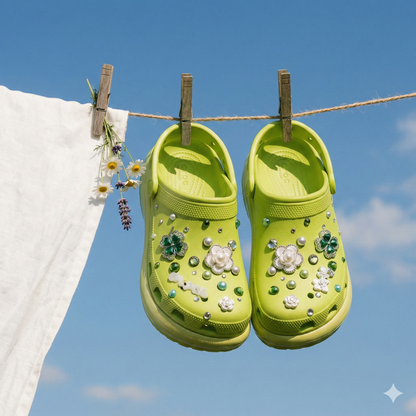 ShineWalks™ Mega Crystal Lift Clogs (8cm Platform)