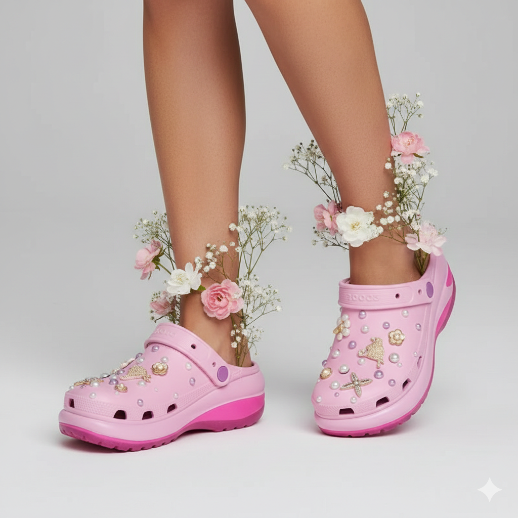 ShineWalks™ Mega Crystal Lift Clogs (8cm Platform)