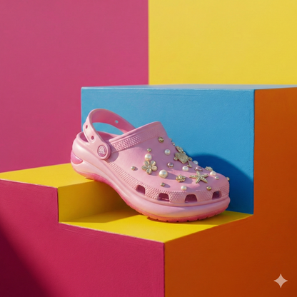 ShineWalks™ Mega Crystal Lift Clogs (8cm Platform)